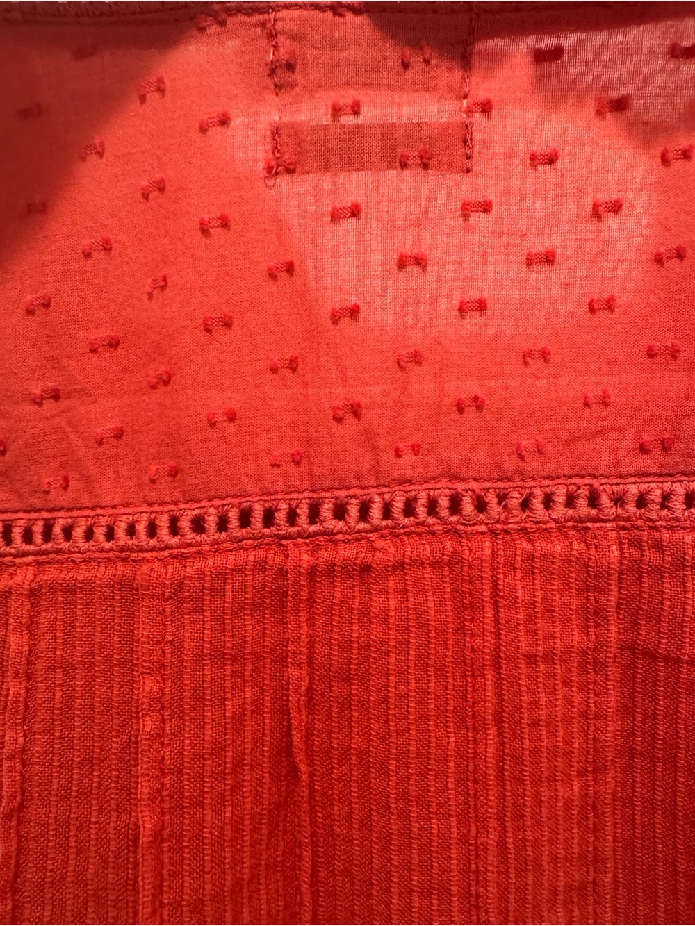 Faherty Coral Button-Down Ruffled Cuff Blouse - Picture 4 of 10